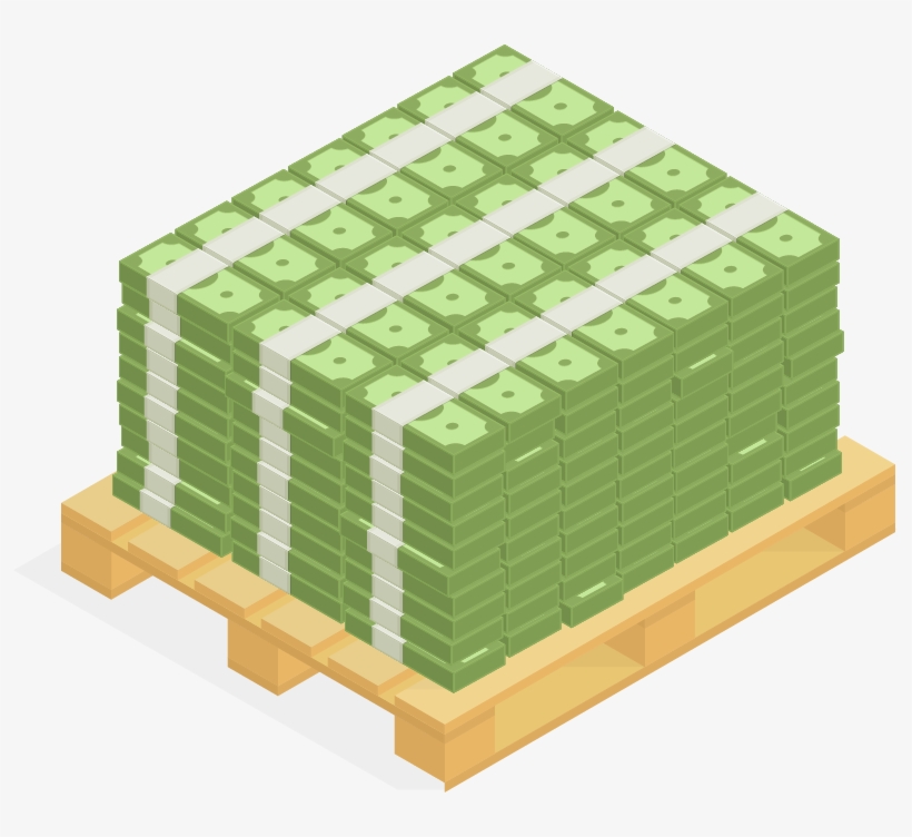 Stack Of Money - Money, transparent png