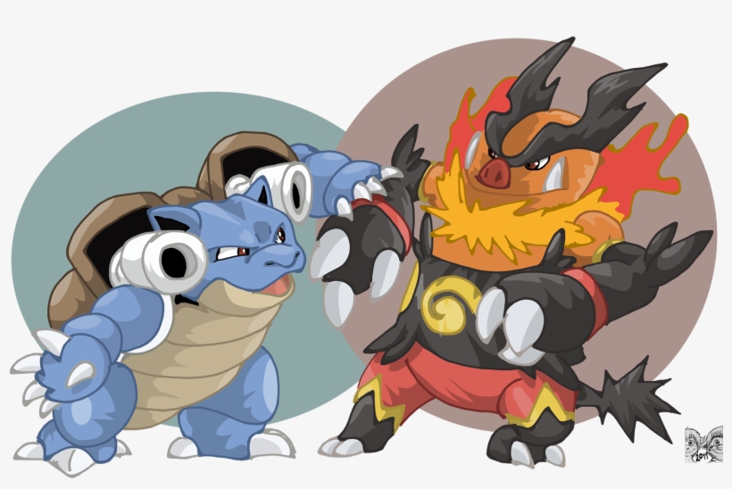 Blastoise Favourites By Mariobrosfan83 On Deviantart - Blastoise Vs Emboar, transparent png