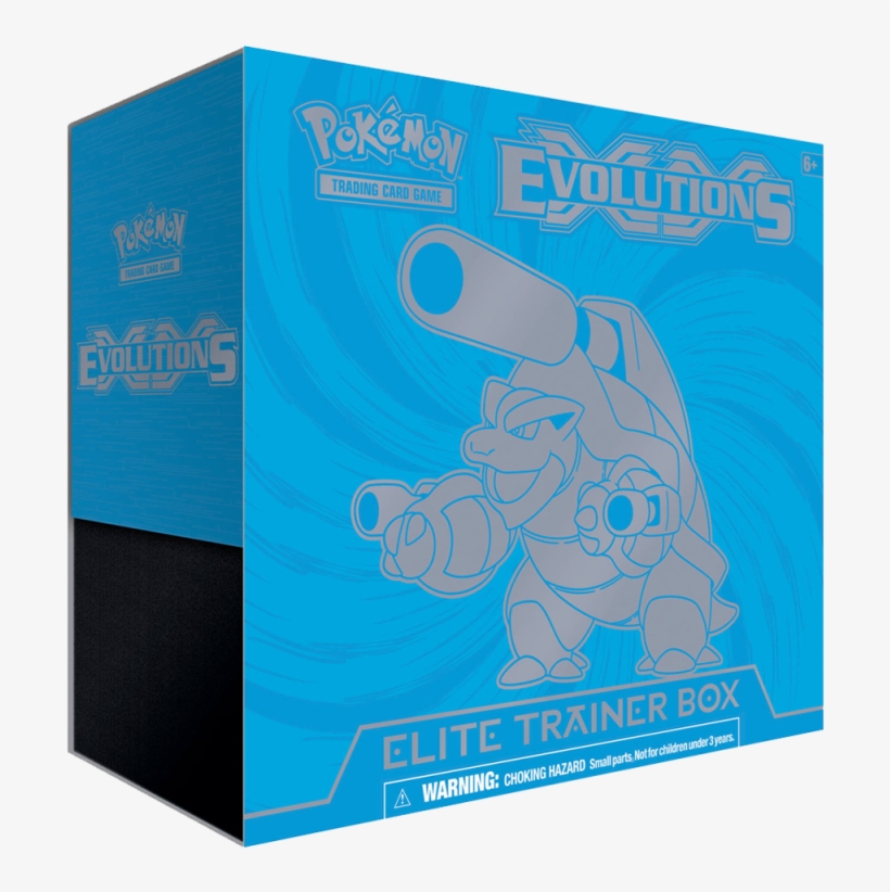 Mega Blastoise Ptcgo Code - Pokemon Evolutions Elite Trainer Box, transparent png