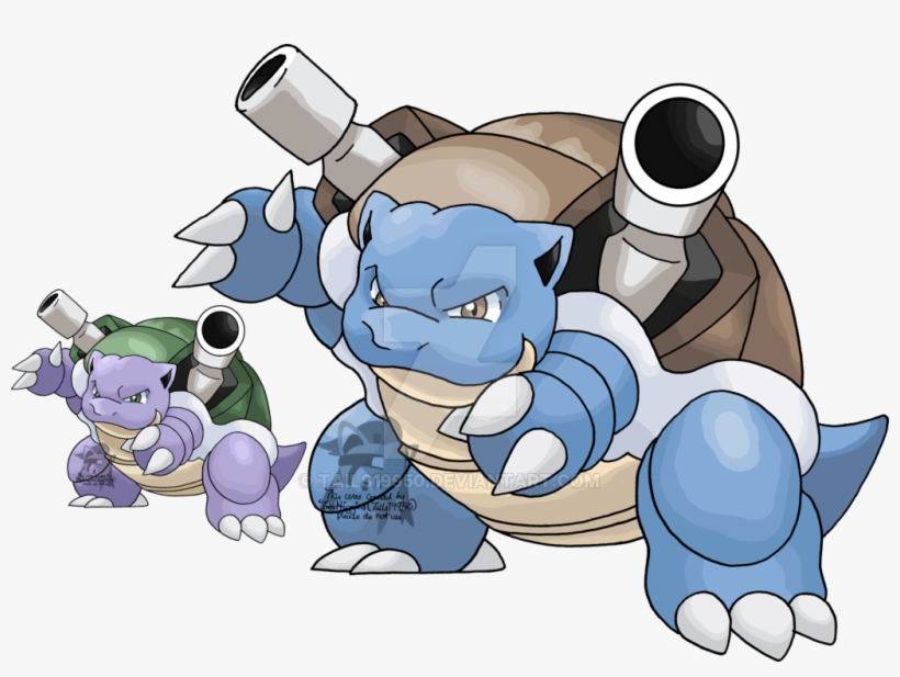 Png Black And White Download By Tails On Deviantart - Blastoise Manga, transparent png