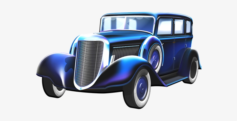 Gangster Car, Old Car, Automobile - Old Gangster, transparent png
