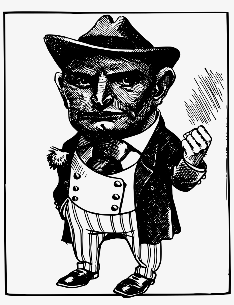 This Free Icons Png Design Of Gangster In A Hat, transparent png