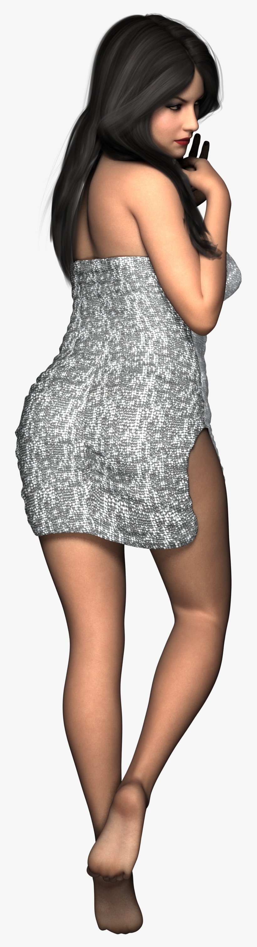Woman Standing Pose 3d Render 1264274 - Woman Modle Standing Pose, transparent png