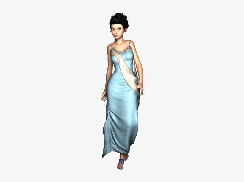 Standing,female,young - Gown, transparent png