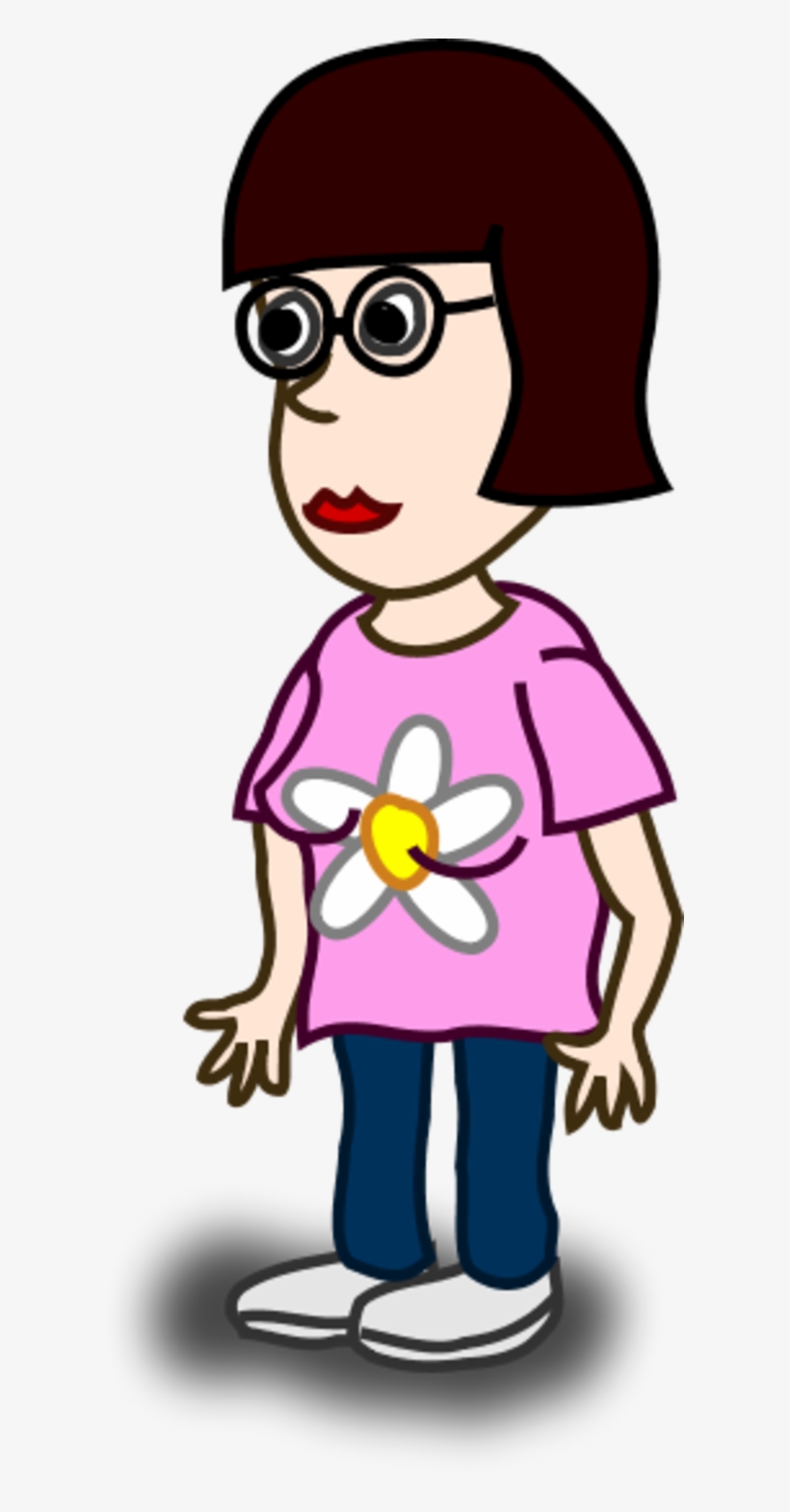 Woman Standing Clipart Png - Clip Art People Standing, transparent png