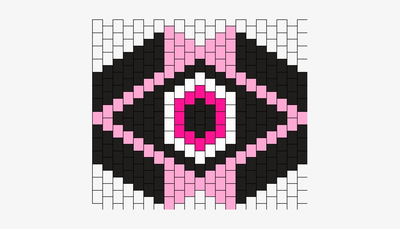 Evil Eye Mask Bead Pattern - Mask, transparent png