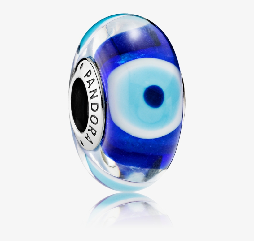 Pandora Silver Charm With Dark Blue Turquoise - Pandora Arabic Love Hearts, transparent png