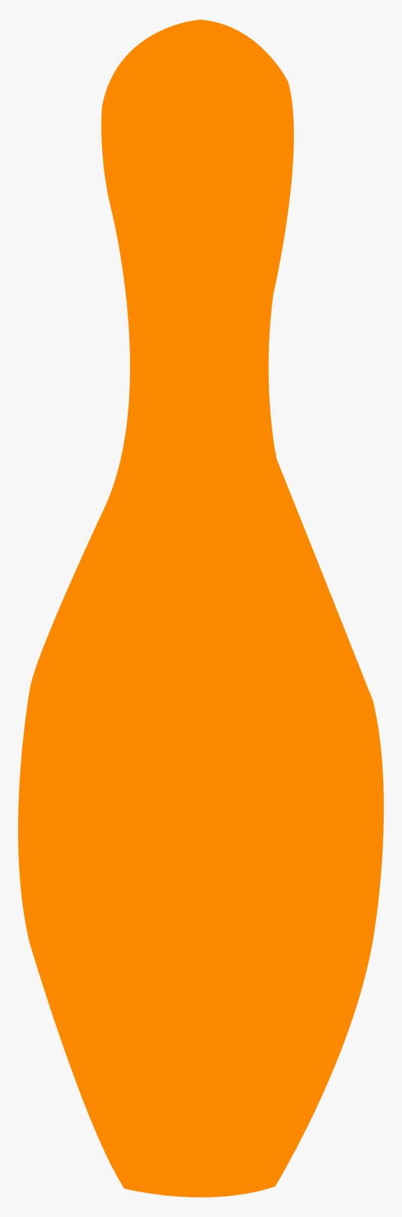 This Free Icons Png Design Of Bowling Pin Orange, transparent png