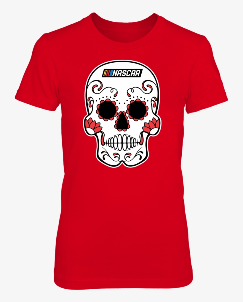 Sugar Skull Nascar T Shirt - Sugar Skull - Houston Dynamo Guys Tshirt For Men, transparent png