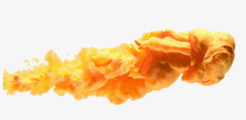 Haze Cartoon Hand Painted Yellow Floating Transprent - Smoke Png, transparent png