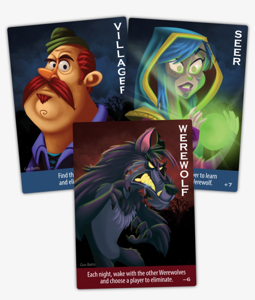 Ultimate Werewolf Alternate Art Packs - Bezier Games One Night Ultimate Werewolf Board Game, transparent png