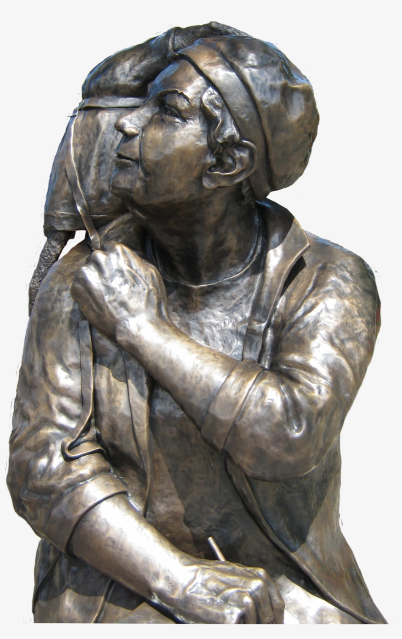 Emilycarr Statue - Bronze Sculpture, transparent png