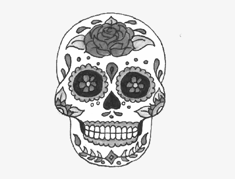 El Dia De Los Muertos Celebration - Skull De Los Muertos Png, transparent png