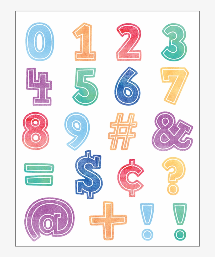 Watercolor Alphabet Stickers Alternate Image C, transparent png