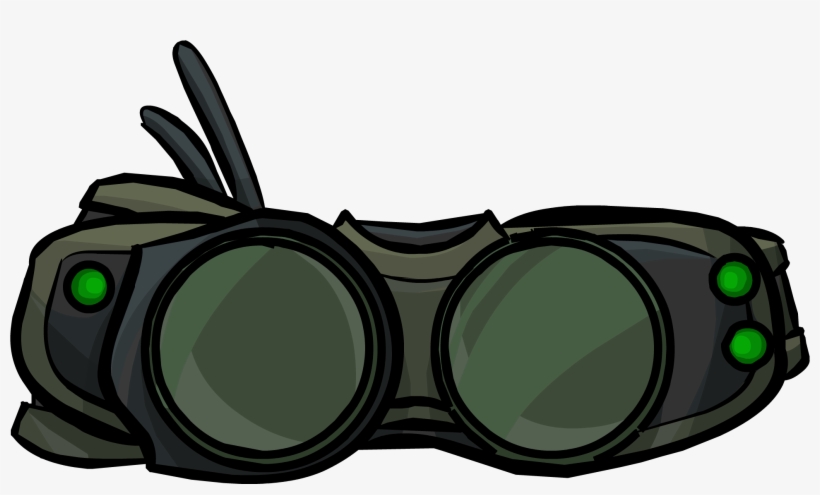 Smoke Goggles - Club Penguin Operation Blackout Goggles, transparent png
