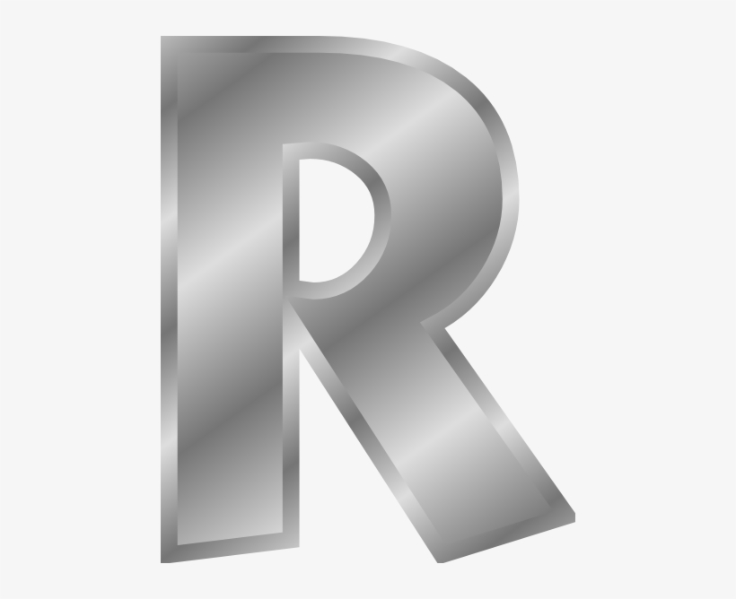 The Art Effect Of The Alphabet R Editing - Letter R In Gold, transparent png
