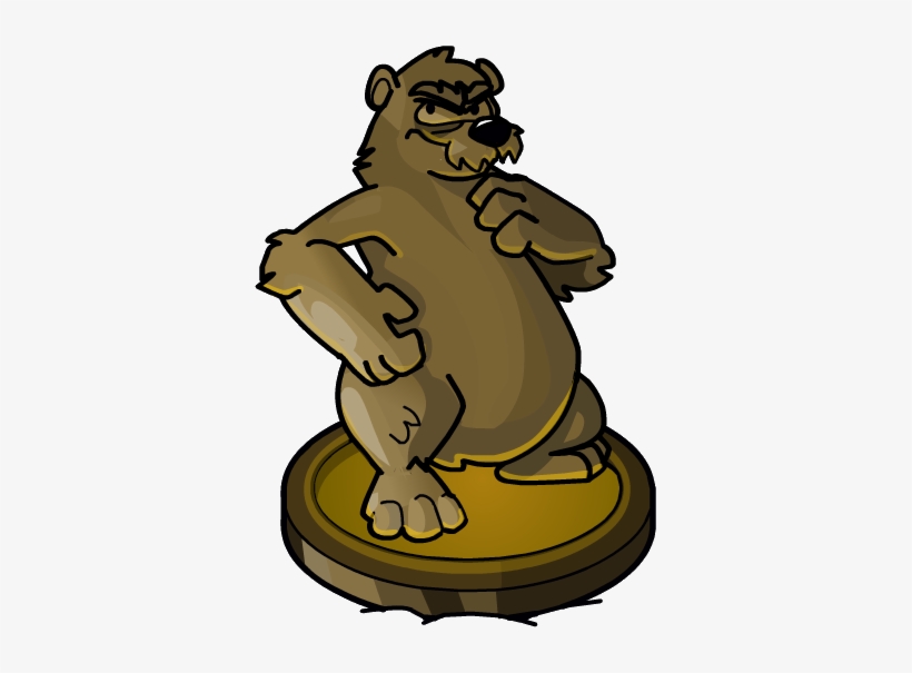 Operation Black Out Herbert Statue - Club Penguin Herbert Statue, transparent png