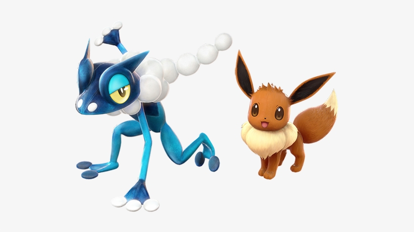 Pokken Frogadier And Eevee - Pokken Tournament Frogadier And Eevee, transparent png