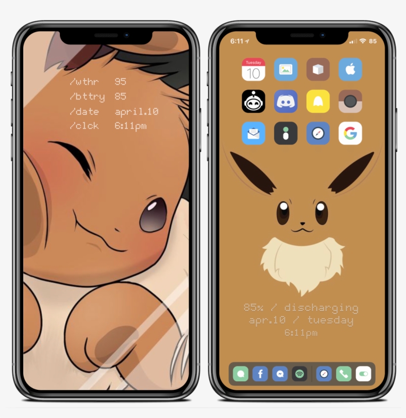 My Cute Setup - Souris Sans Fil Evoli Pokemon Vitre Glace - Souris, transparent png