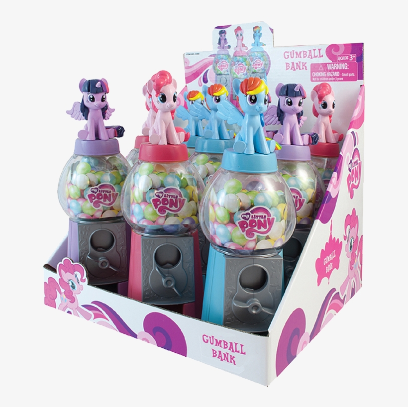 My Little Pony 7 Inch Gumball Bank With Gumballs - 7 Pink Gumball Machine, transparent png