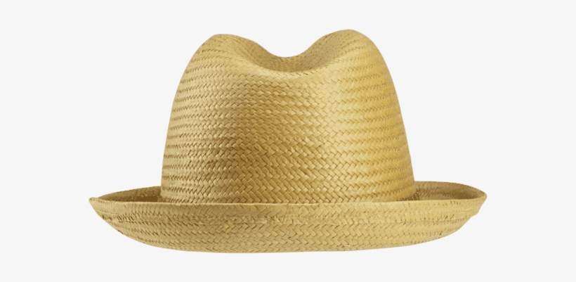 Men's Straw Fedora - Fedora, transparent png