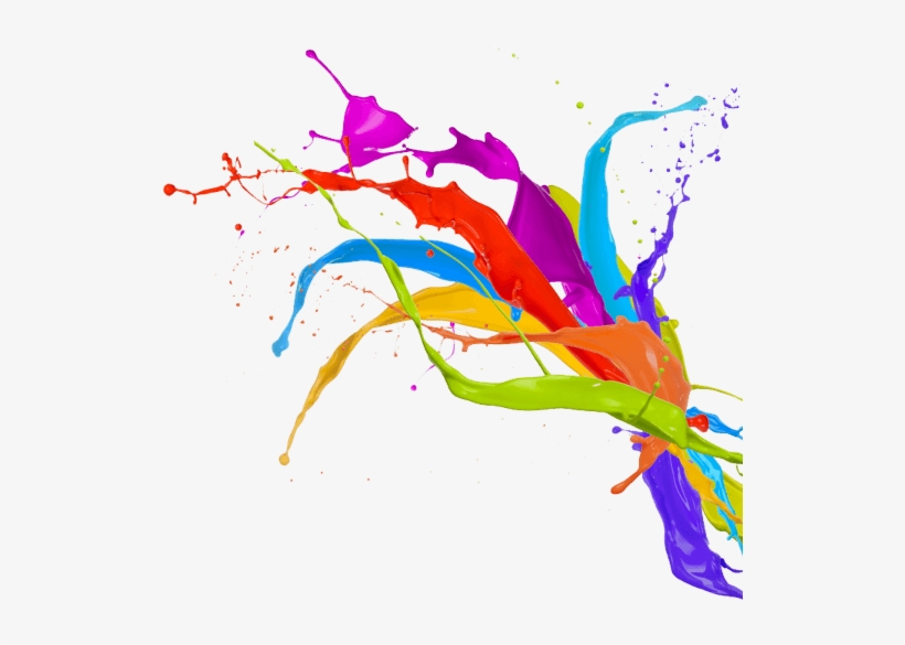 Color Splash Png Download - Color Splash Paint Png, transparent png