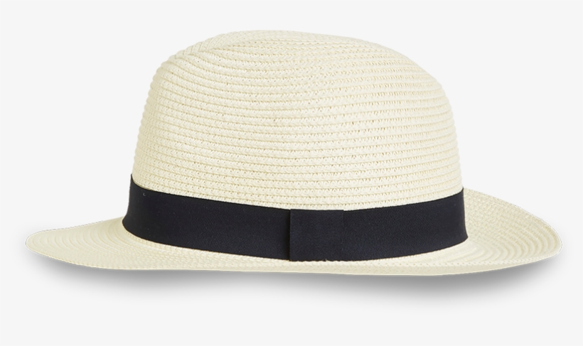 Straw Hat White - Hat, transparent png