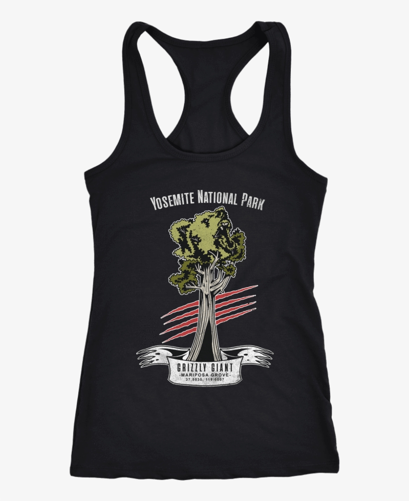 Color Splash Yosemite Grizzly Giant Tree Tank - Only Bs I Need Is Bags, transparent png