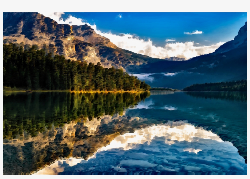 This Free Icons Png Design Of Surreal Canadian Lake, transparent png