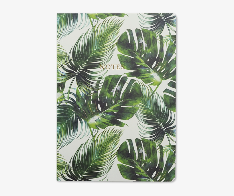 A5 Notebook - Tropical Leaf Diary 2019, transparent png