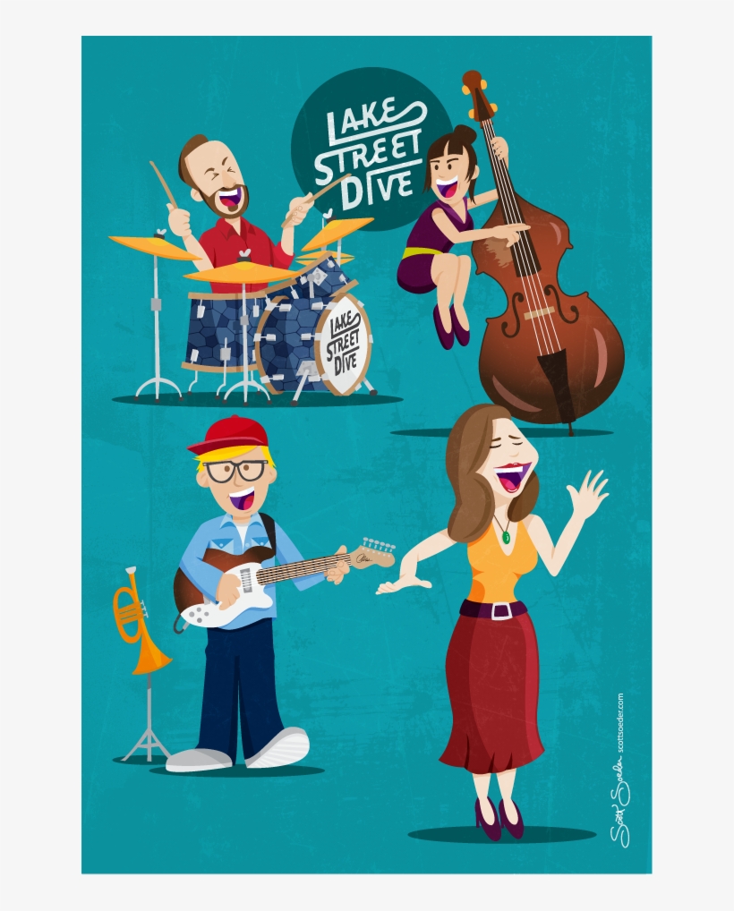Lake Street Dive Postcard Final - Lake Street Dive Logo, transparent png