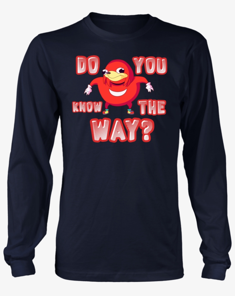 Do You Know The Way Uganda Knuckles Vr Chat - Vrchat, transparent png