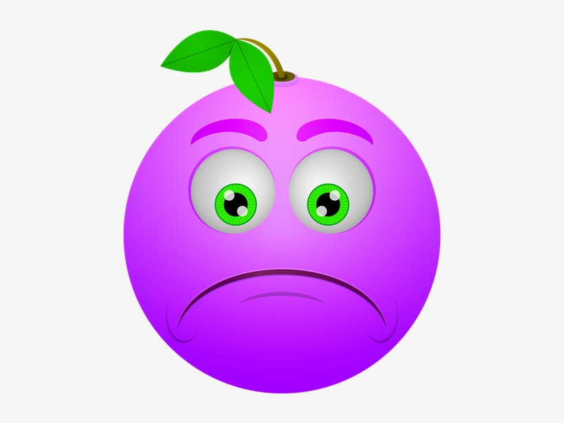 Smiley, Berry, Sad, Frown, Icon - Smiley, transparent png