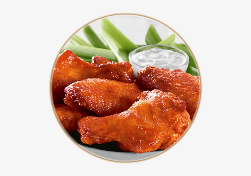 Our Wing Flavors Rock Try Them All - Hot Wings With Ranch And Fries, transparent png