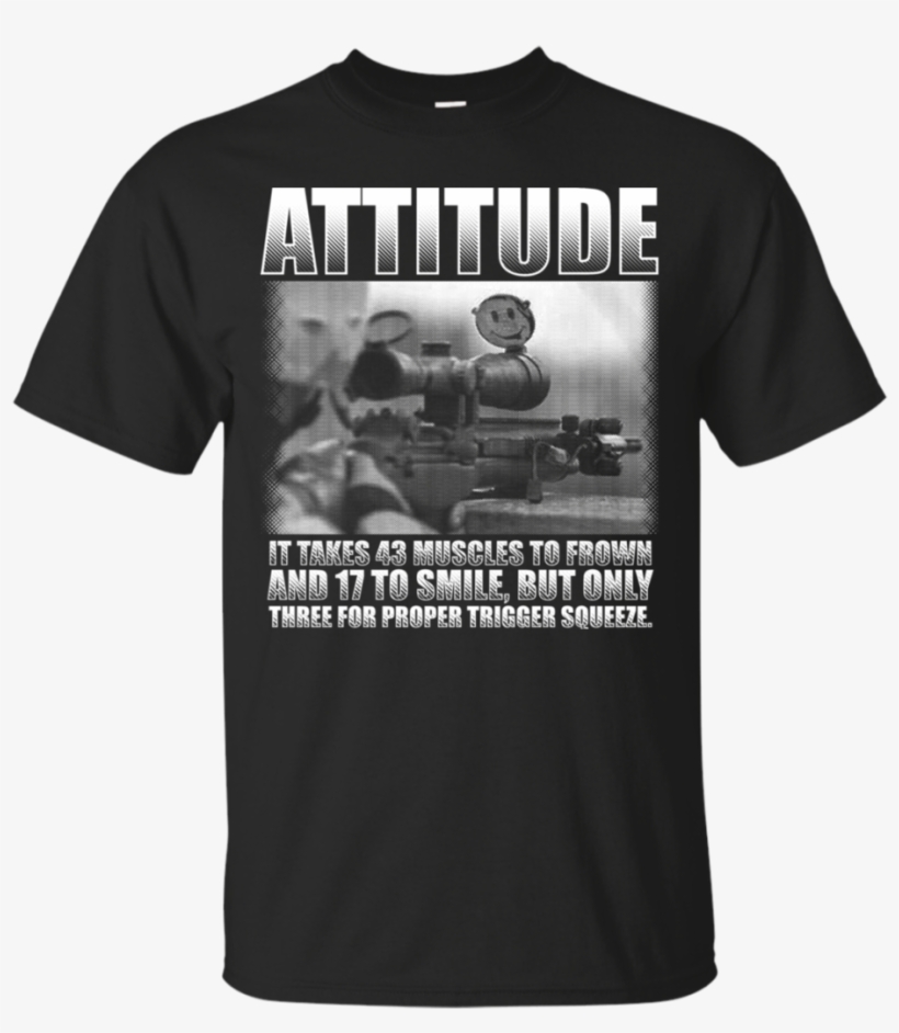 Attitude It Takes 43 Muscles To Frown And 17 To Smile - T Shirt Im A Monster, transparent png
