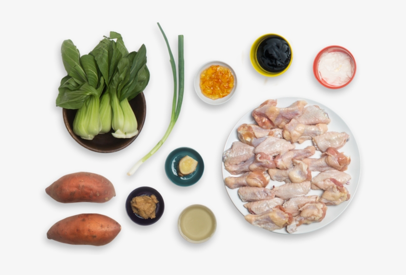Orange-glazed Chicken Wings With Miso Sweet Potato - Buffalo Wing, transparent png