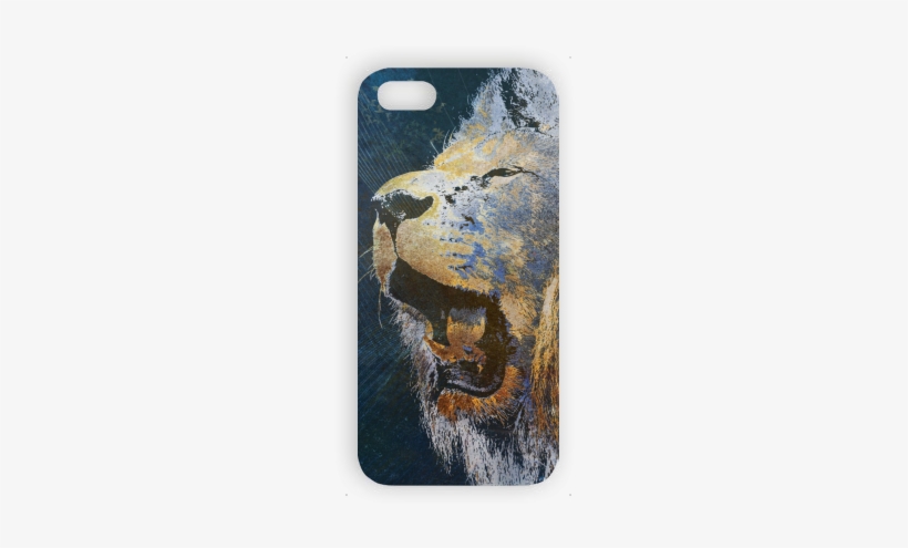 Aslan Temalı İphone 5 Arka Kapak I Phone 5 Kapak - Leones Rugiendo, transparent png