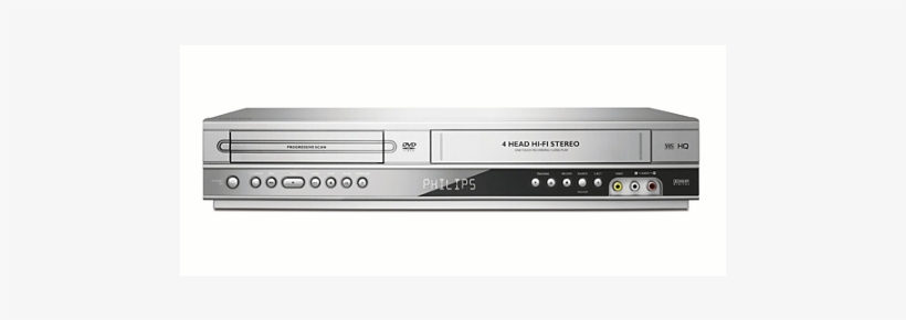 Vcr Play Png Png Black And White Stock - Philips Dvd/video Player, Dvp3350v, transparent png
