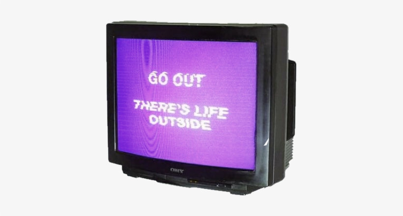 Tv Television Life Outside Internet Vhs Glitch Creepy - Domestic Abuse Samsung Galaxy S8 Slim Case, transparent png