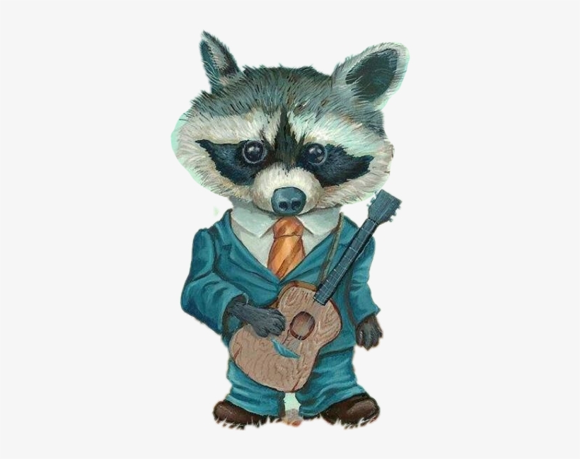 Mapache Surrealistas, transparent png