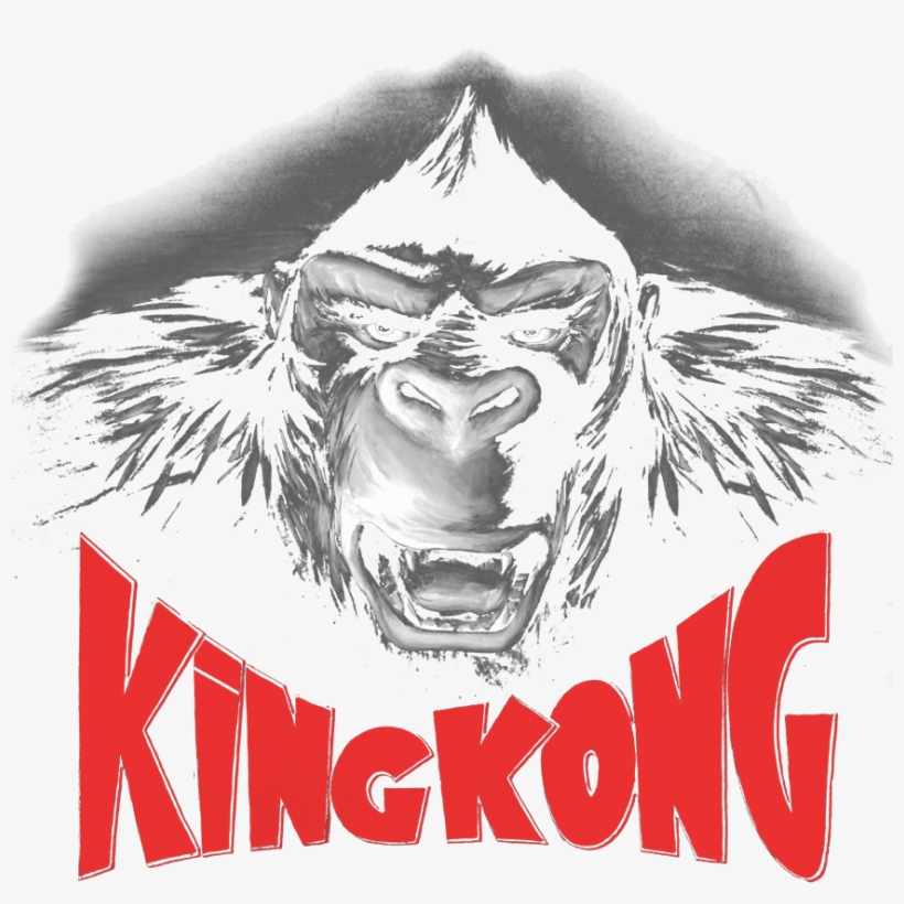 King Kong Kong Face Kid's T-shirt - Ringer T-shirt, transparent png