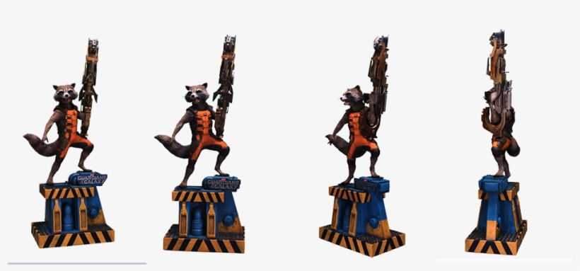 Rocket-raccoon - Figura Rocket Guardianes De La Galaxia, transparent png