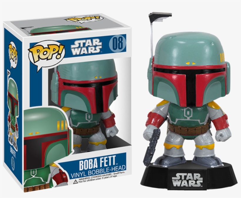 Star Wars Funko Pop Boba Fett - Star Wars Funko Boba Fett, transparent png