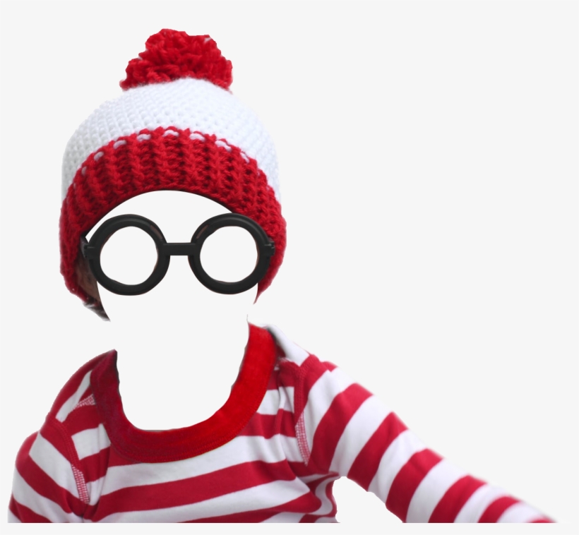 Waldo Glasses Png - Where's Waldo Hat Png, transparent png