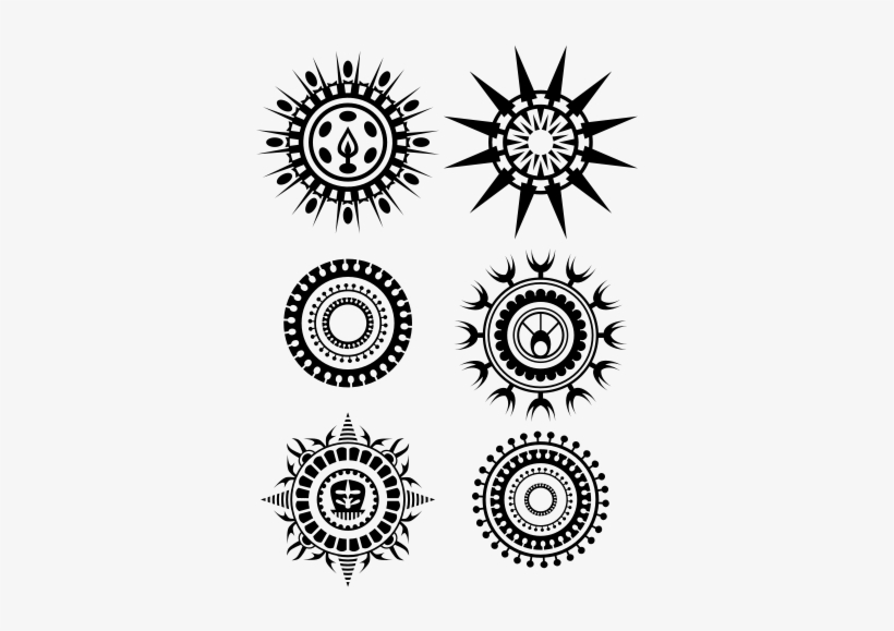 Patterned Circles Png Clip Arts, transparent png