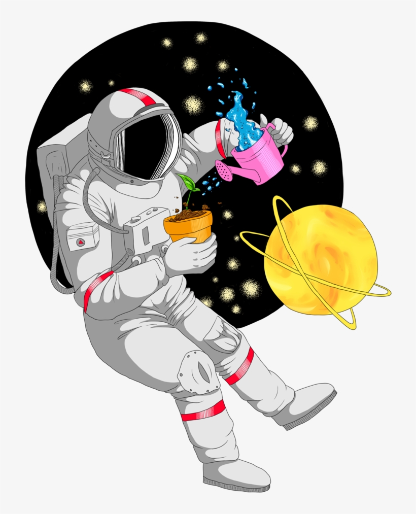 Silly Astronaut - Astronot Png, transparent png