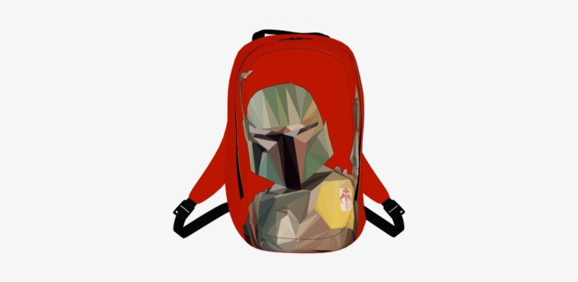 Low Poly Boba Fett Backpack - Backpack, transparent png