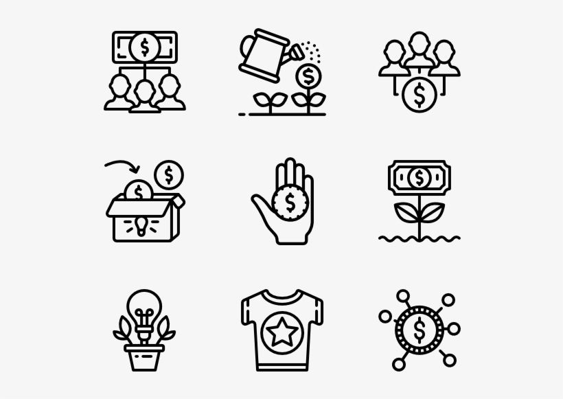 Crowd Funding - Food Icons Png, transparent png