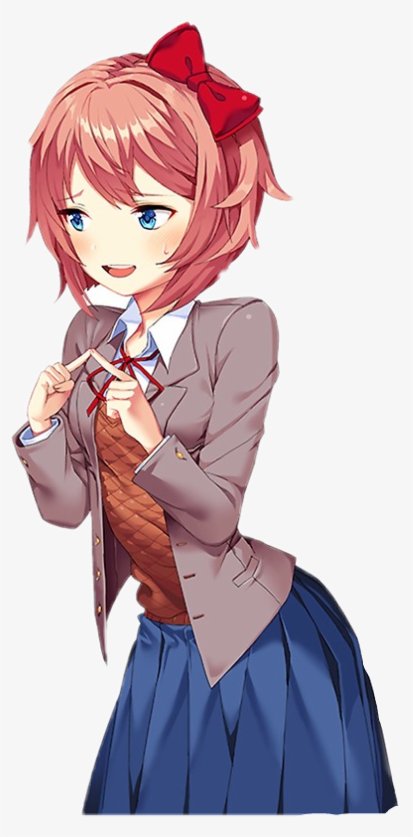 Sayori Transparent Jpg Transparent Library Doki Doki Literature Club 