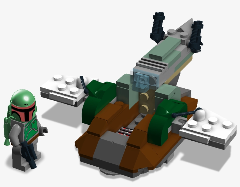 Star Wars Boba Fett Microfighter - Lego Star Wars Slave 1 Microfighter, transparent png